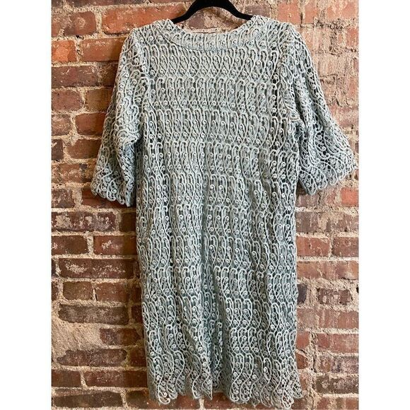 Pip & Vine by Rosie Pope Light Blue Lace Shift Dress Maternity Size L NWT - Picture 10 of 10